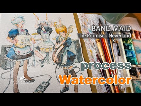 Watercolor [#121] Band Maid [The Promised Neverland]