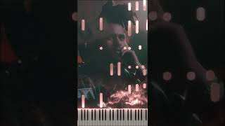 How to play: In The Night - The Weeknd (Piano Tutorial) #shorts