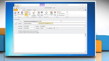 Outlook 2010: How to assign tasks
