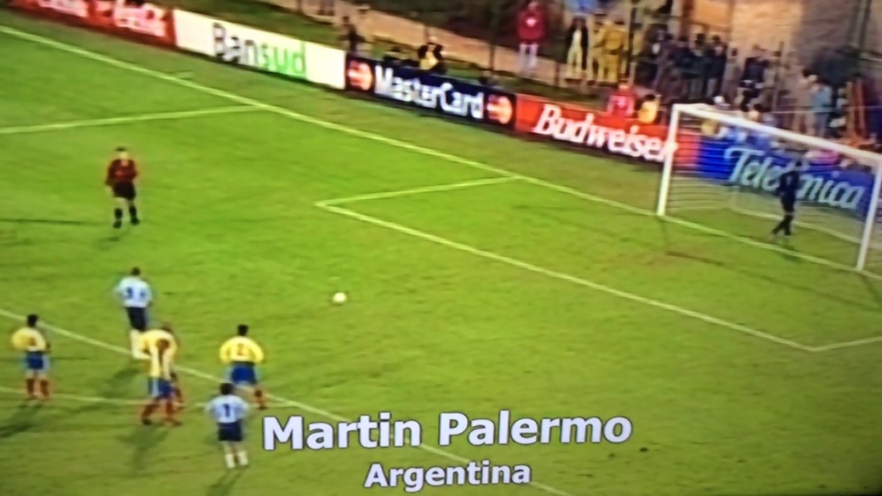 Three penalties and a goal aged 36 that decided the fate of the brilliant  Martín Palermo