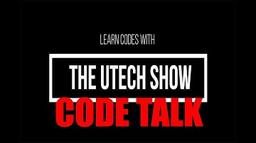 Code Talk Season 1 | The UTech Show