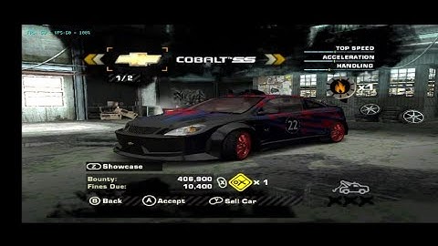 need for speed most wanted COBALT SS only part 4 Izzy blacklist #12