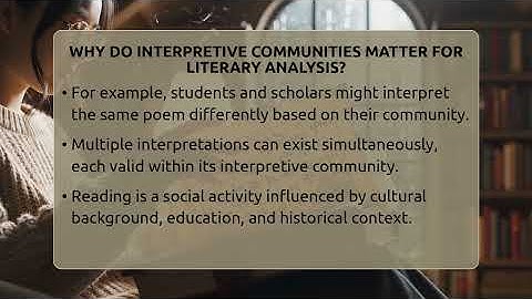Why Do Interpretive Communities Matter For Literary Analysis? - The Prose Path
