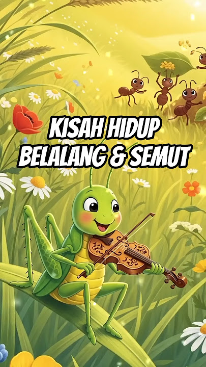 Sebuah Cerita Kehidupan Dari Seekor Belalang #ceritaanak #dongeng #viralshorts