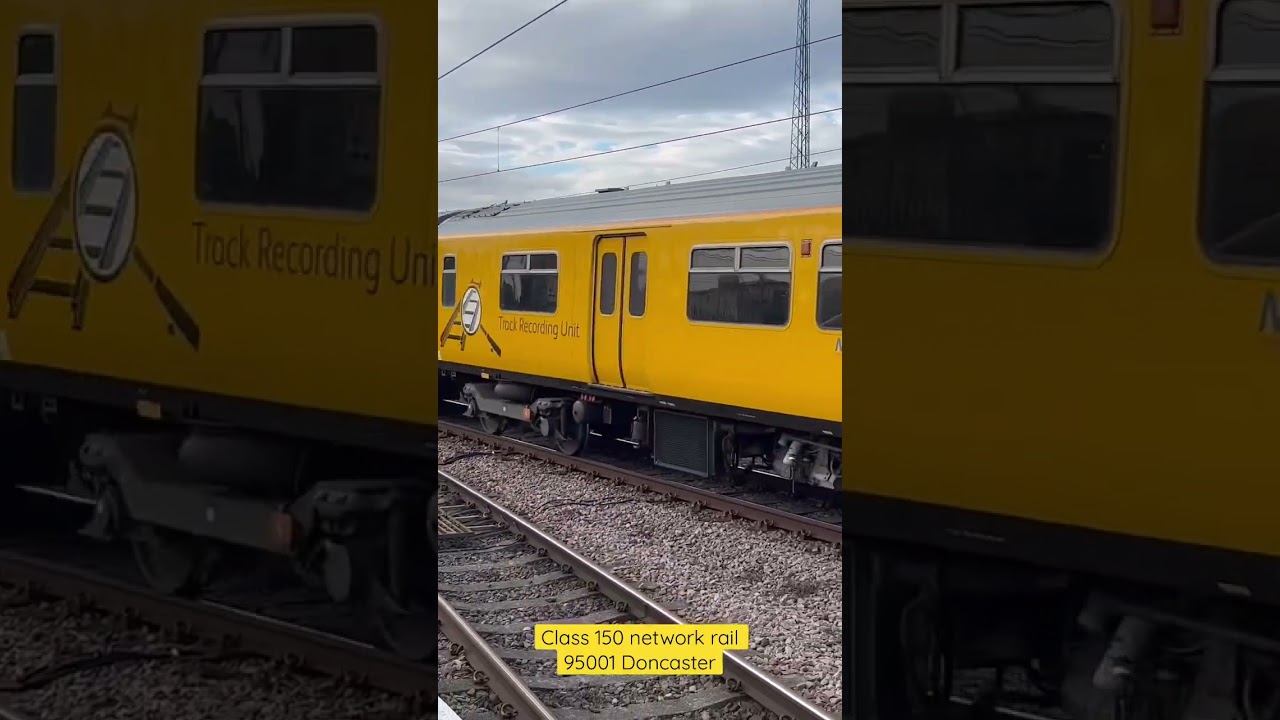 Network Rail 95001 through Doncaster station