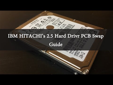 IBM HITACHI 2.5 Hard Disk Drive PCB Board Swap / Repair
