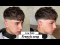 ¿Como hacer French Crop con Low Fade / Degradado Bajo paso a paso en Español ? 😱🚨💈✂️✅