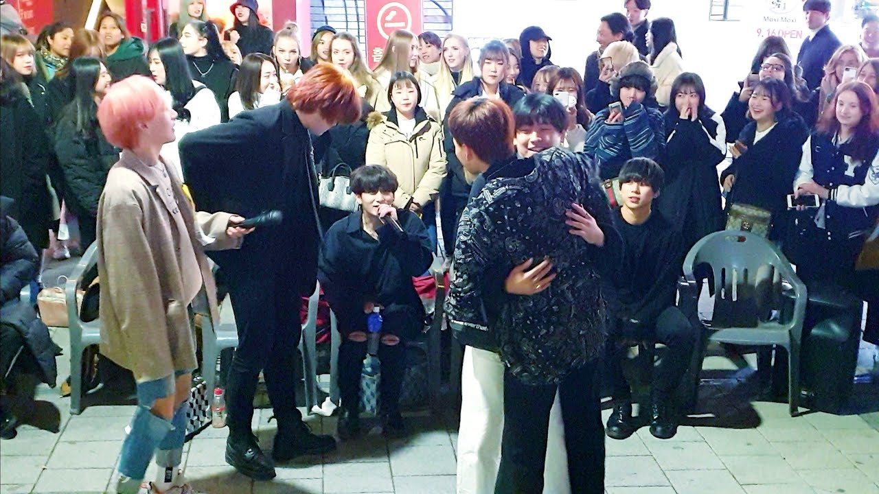 《BlockB_#HER》 20191114_212939 #KingdomS(킹덤즈) 블락비#헐 홍대버스킹 #SnowHorse