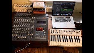 Sync Logic Pro To Tascam 488 Mk2 With A Midiman Syncman - Quick Test