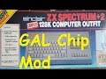 ZX Spectrum 128K +2 Grey. GAL chip modification and end of project