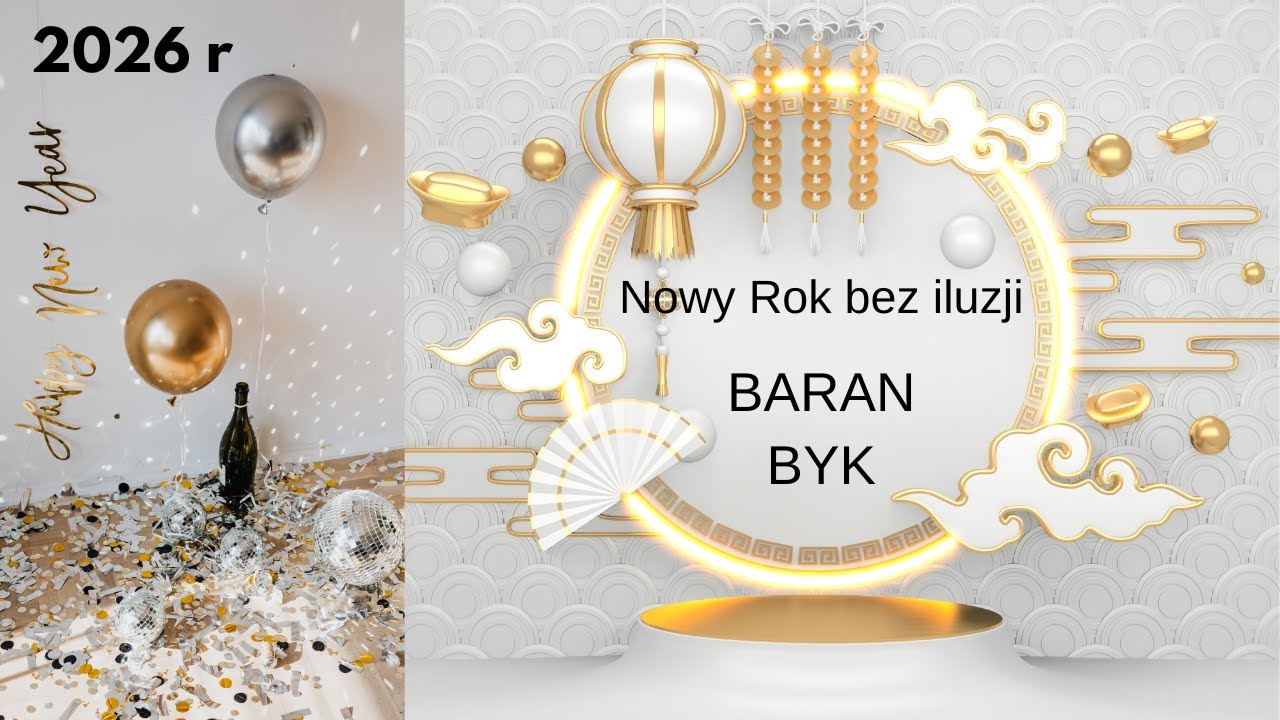 Nowy Rok 2026: co się zmieni, co zostanie, a co odejdzie? 💰BARAN, 💖BYK