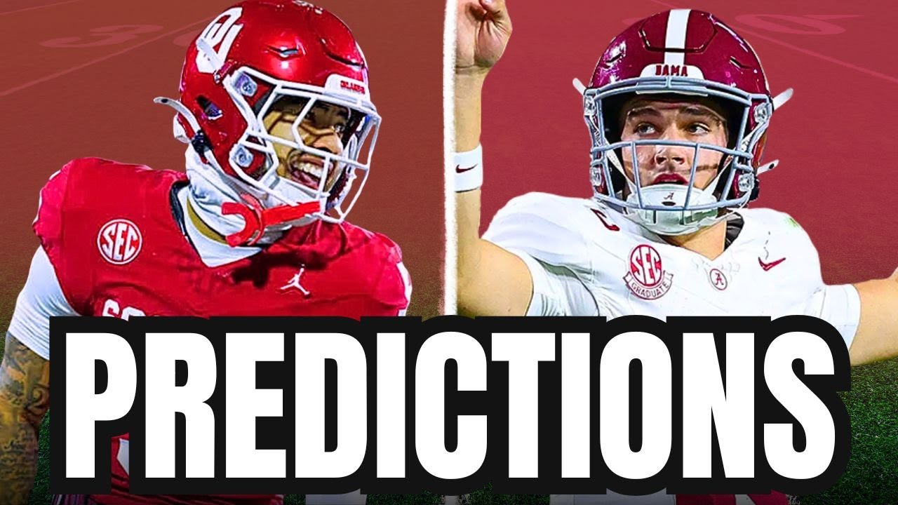 Oklahoma vs. Alabama PREDICTIONS | 2025 College Football Playoff ...