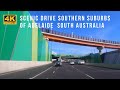 [4k] Scenic Drive Southern Suburbs of Adelaide | South Australia