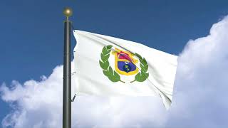 Bandera de Alta Verapaz (moving clouds)