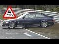 When It Rains at the Nürburgring Nordschleife! CRASHES, LUCKY PEOPLE & DRIFTS!