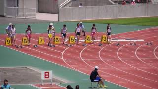 20150719群馬県国体予選女子少年B100m予選1組