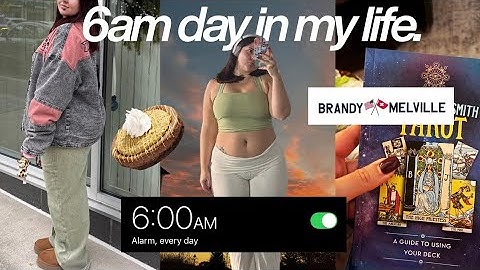 6AM DAY IN MY LIFE: prepping for my new BIG girl JOB!! what job I got, brandy melville haul & more