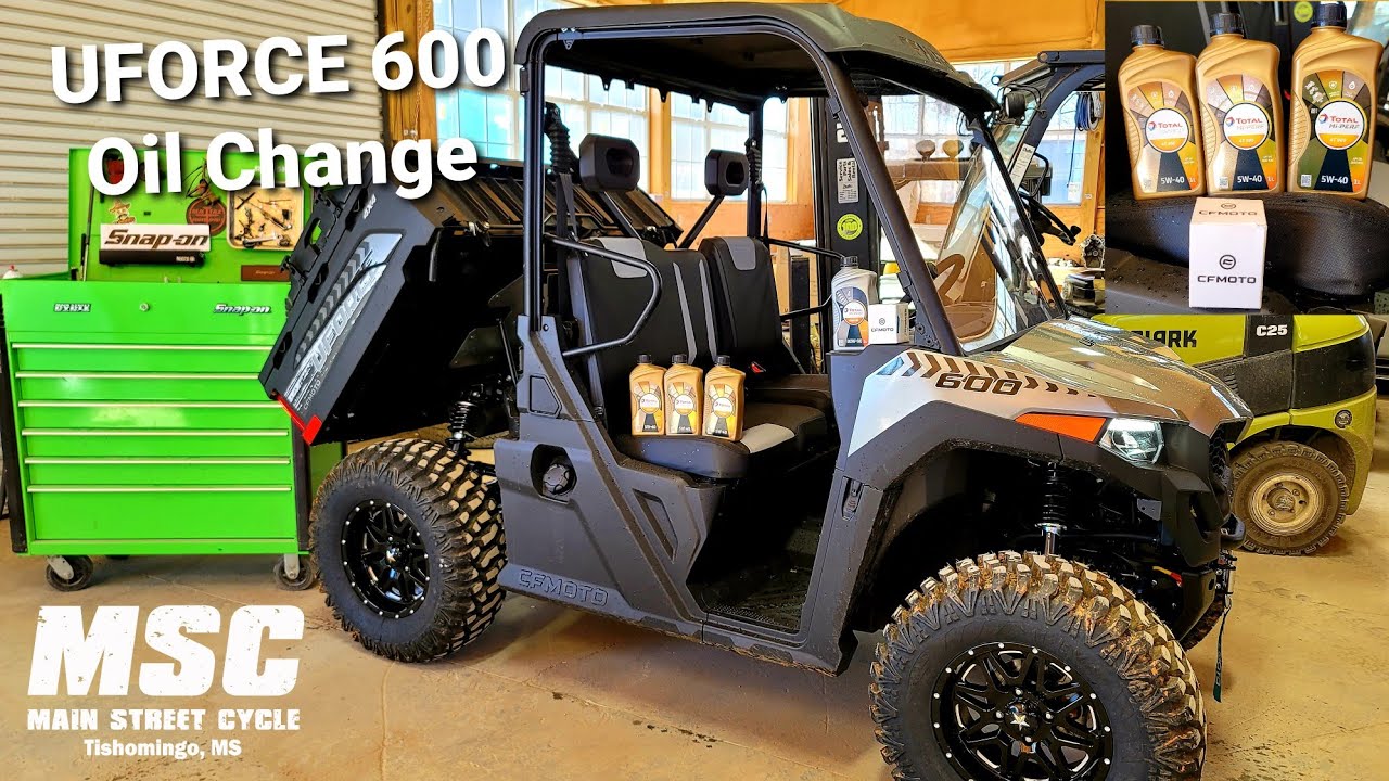 UFORCE 600 CFMOTO Oil Change Kit & How to Video YouTube