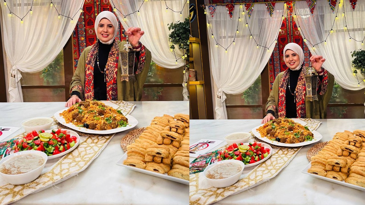 العزومة مع الشيف فاطمة أبو حاتي | كبسة الكفتة - المنين بالعجوة