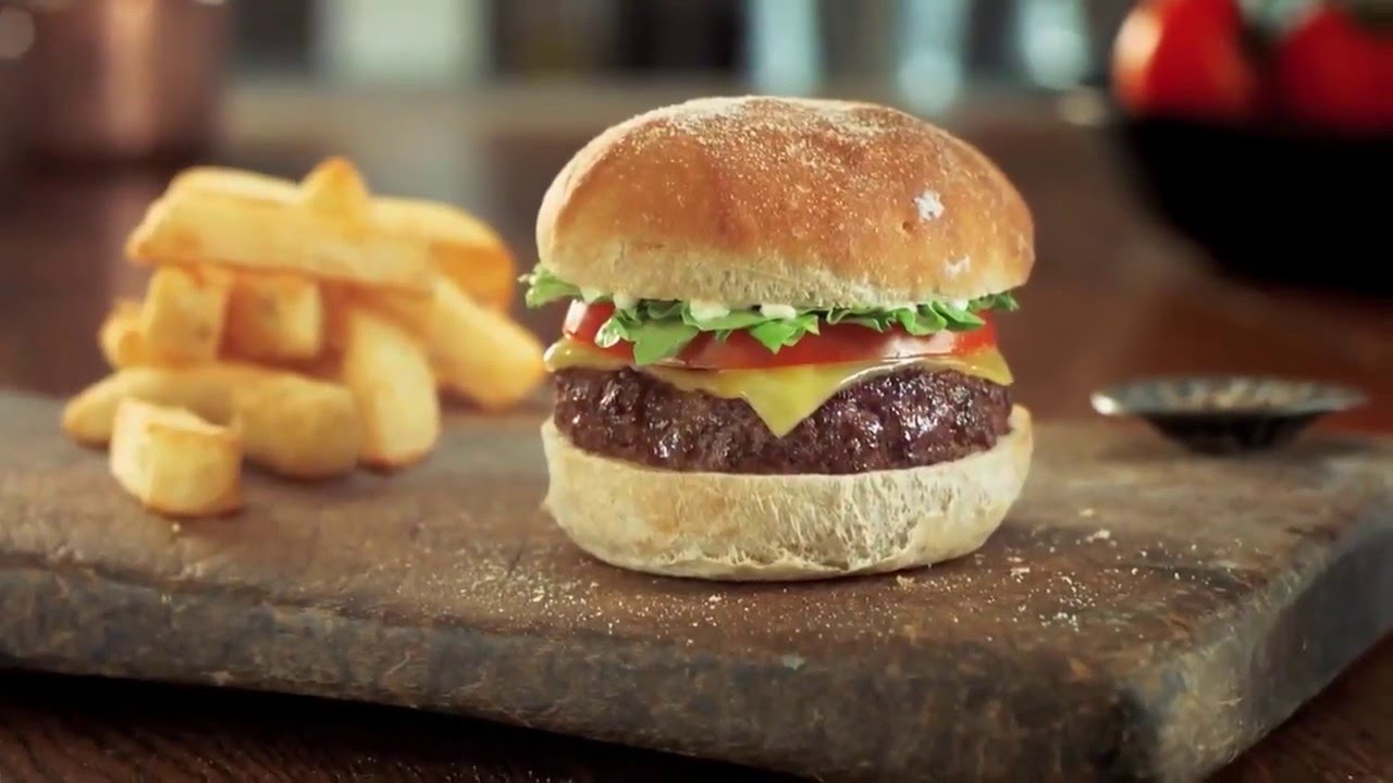 How to Make a Perfect Cheeseburger I Free HD Stock Video