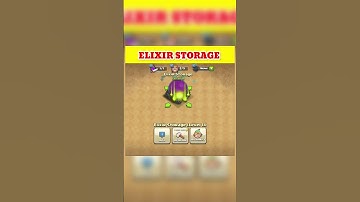 Clash of clans Elixir Storage All levels... #Clash of Tamila #clashheroes #clashquest #clashhacks