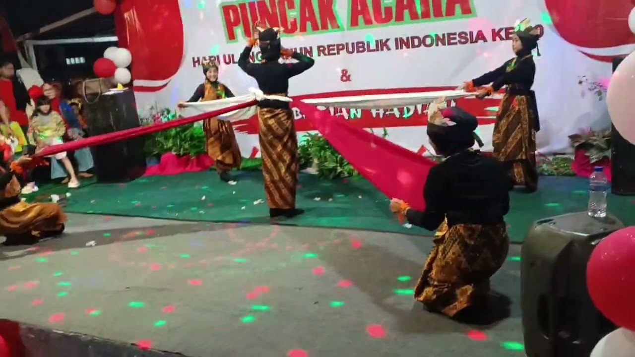 Malam puncak 2025 RW 08 - Penampilan dari anak2 RT 05