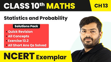 Quick Revision/All Concepts/All Short Ans Qs | Class 10 Maths Unit 13 Ex 13.2 NCERT Exemplar | 2024