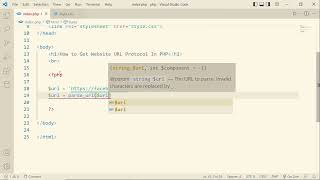 How to Get Website URL Protocol in PHP | PHP Problem Solving | Learn with Sazzad