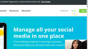 Scheduling Post using Facebook and Hootsuite