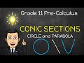 [Pre-Calculus] Conic Sections | Parabola | Circle Part 1 in Tagalog