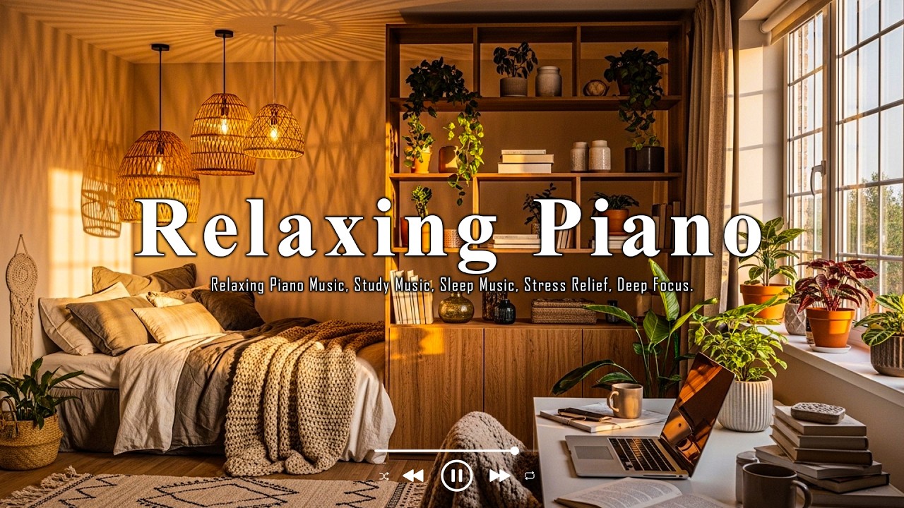 Soft Piano for Study & Deep Focus ✨ | Relaxing Music, Stress Relief 2026