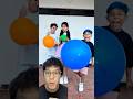 Quả bong bóng bự khi nổ sẽ thế nào ? #funny #santi #shorts