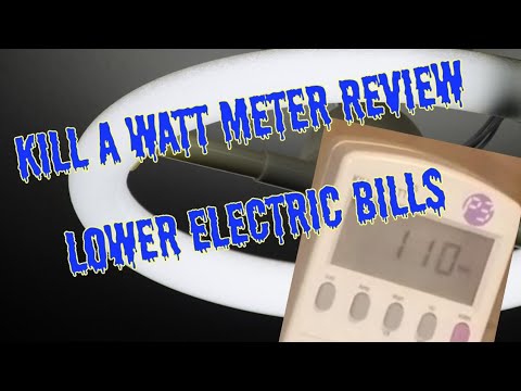 Kill A Watt meter review lower electric bill - YouTube