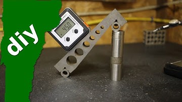 Testing a Wixey digital angle gauge using a sine bar