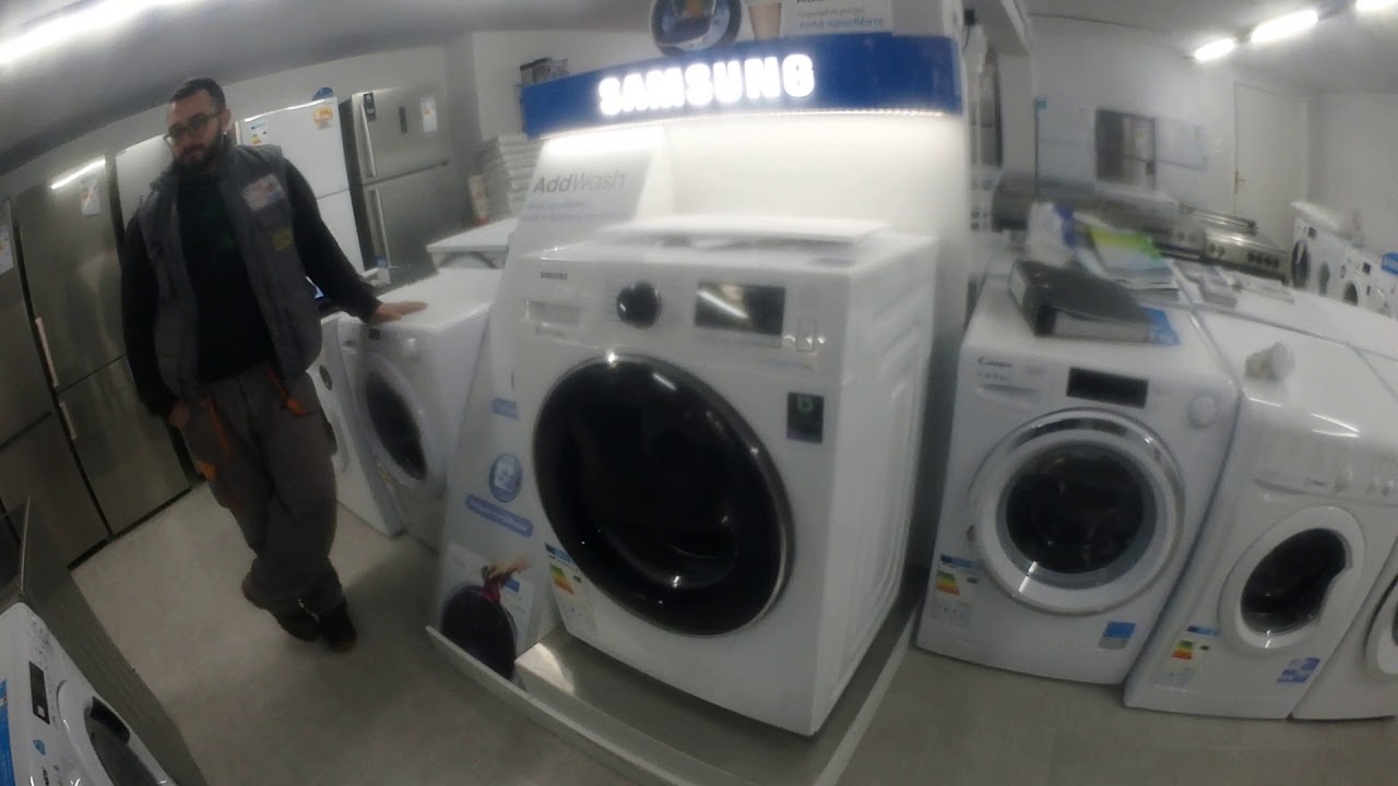 Πλυντήρια Ρούχων Samsung - WW4500 Πλυντήριο Addwash με Digital Inverter, 8  kg - YouTube