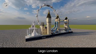 Lego Architecture London 21034 done in Studio 2.0 | Speed Build