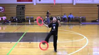 Winning Trick ~ Best Trick Contest Winner FlyJuggler Bennett Santora~ Poconos Juggling Festival 2015 screenshot 5