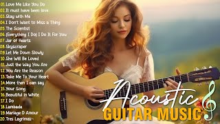 TOP 100 ROMANTIC GUITAR SONGS 70s 80s 90s  Let The Sweet Sounds Of Guitar Music Warm You Up