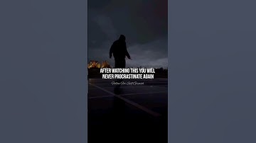 You will never procrastinate again 🔥 #dream #motivation #quotes