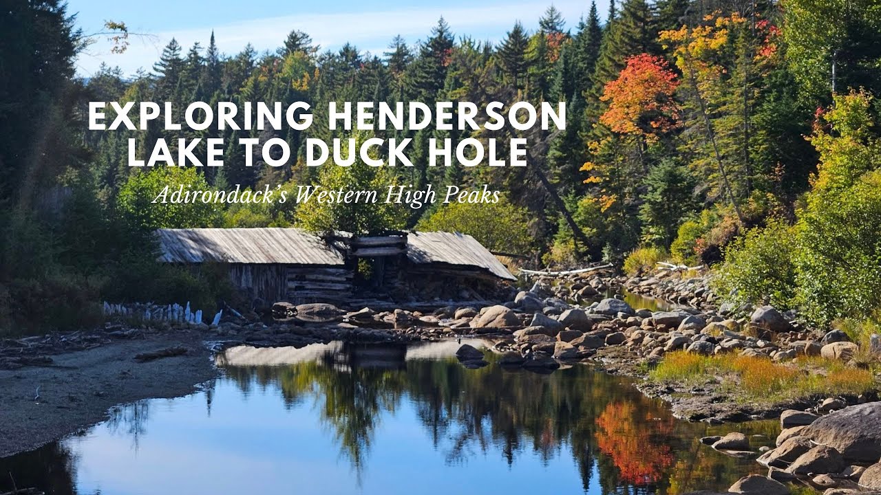 От озера Хендерсон до Дак-Хоул в районе Западных Высоких Вершин Адирондака