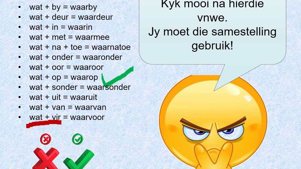 voornaamwoorde video youtube
