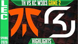 Fnc Vs Sk Highlights Game 2 Lec Spring 2026 W3D3 Fnatic Vs Sk Gaming G2