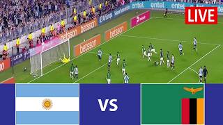 🔴LIVE: Argentina vs Zambia | Friendlies 2026 | Argentina football match live I PES 21 Simulation