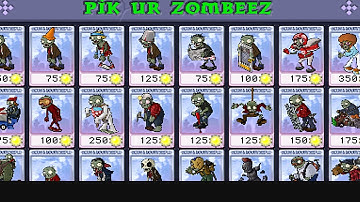 playing the best i zombie mod where i can choose my own men on PLants Vs Zombies