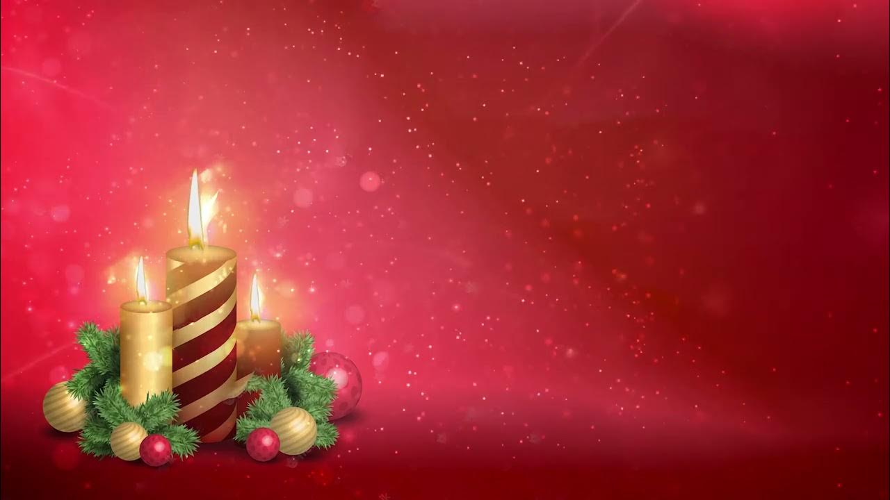 Free Christmas 3 candle video loop Free HD Video christmas FreeHDVideo nocopyrightvideo