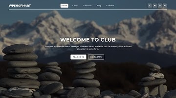 How to Create A Website with Fullscreen Background Video Using HTML CSS | Wpshopmart
