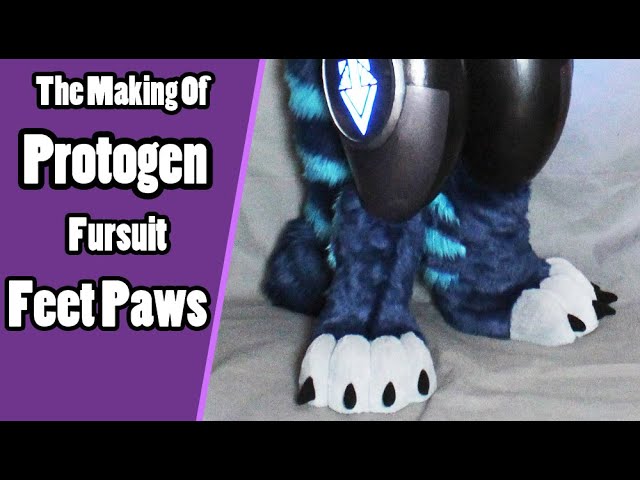 FURSUIT Premade Partial Protogen Head Paws Tail 