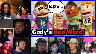 SML Movie: Cody’s Bad Word! REACTION MASHUP