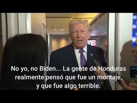 Donald Trump anuncia indulto a Juan Orlando Hernández tras supuesta “trampa” de Biden