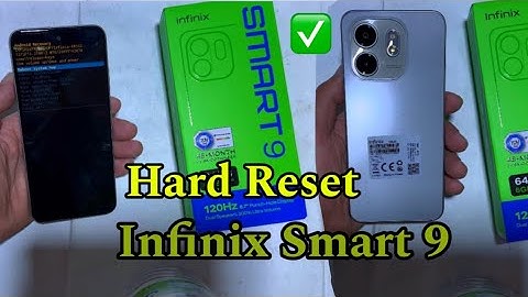 Hard Reset infinix Smart 9 (X6532) 100%